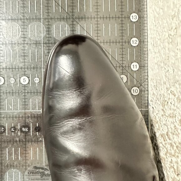 Bally Men Size 9D Black Leather Plain Toe Lace Up Chukka Ankle Boot - Picture 12 of 12